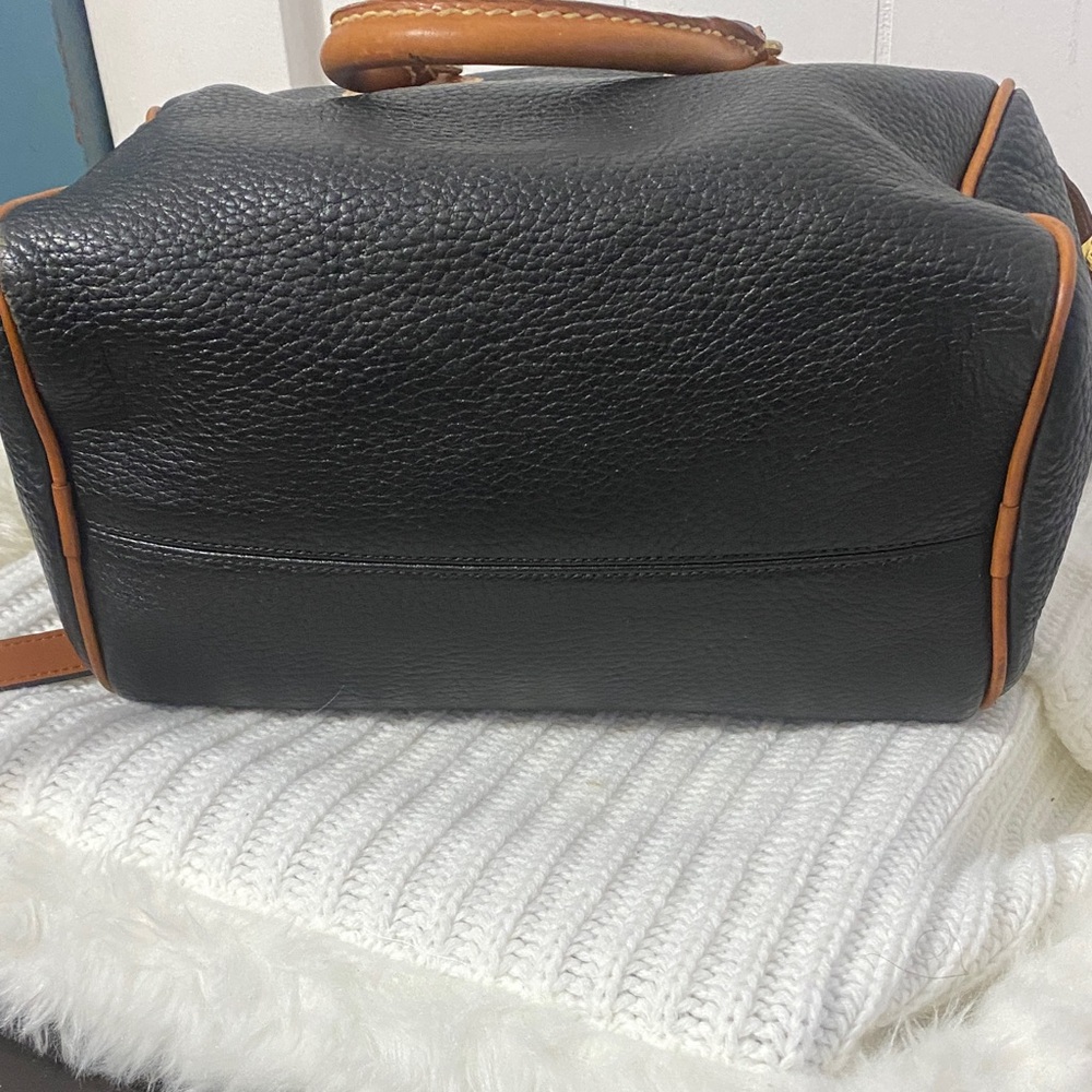 Dooney & Bourke Black and Brown Satchel - Picture 7 of 8